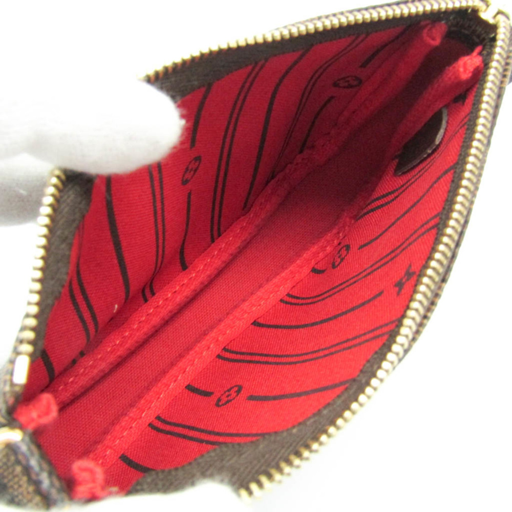 LOUIS VUITTON Brown Damier Pochette Mini Bag - Picture 3 of 10